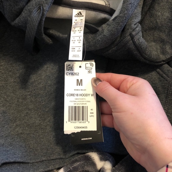 Adidas Core 18 Hoodie - Picture 3 of 3